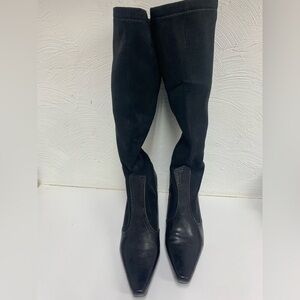 Franco Sarto black tall boots sz 8